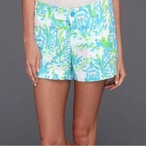 Lilly Pulitzer lighthouse print shorts